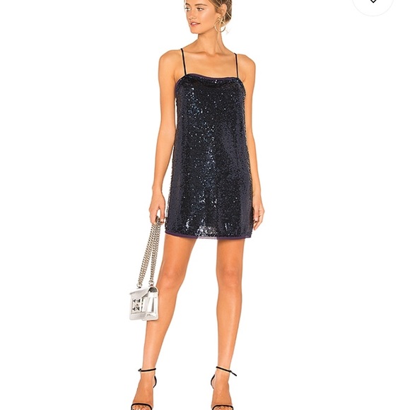 Free People Dresses & Skirts - NWT Free People - Navy Sequin Slip Dress